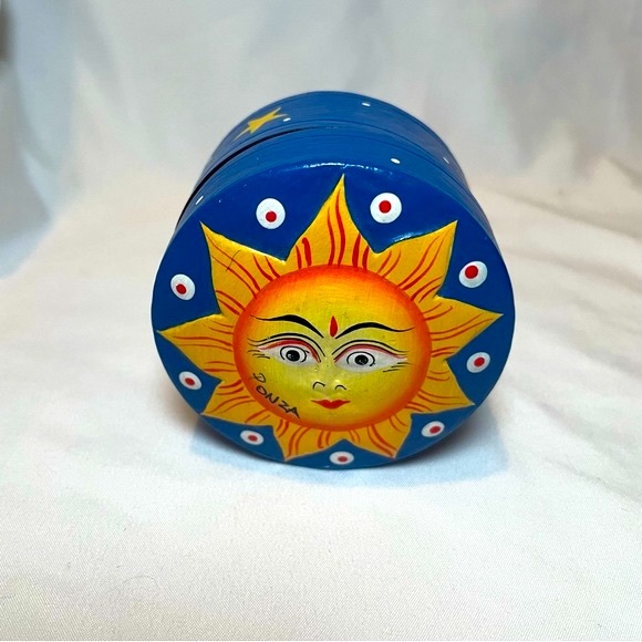 Ponza, Italy Sun and Stars Decorative Box - Picture 3 of 5